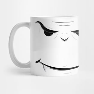 Vampire Face Funny Halloween Design Mug